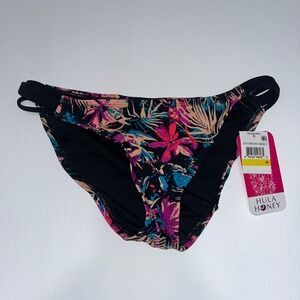Hula Honey Women's Bikini Bottoms Floral Medium NWT